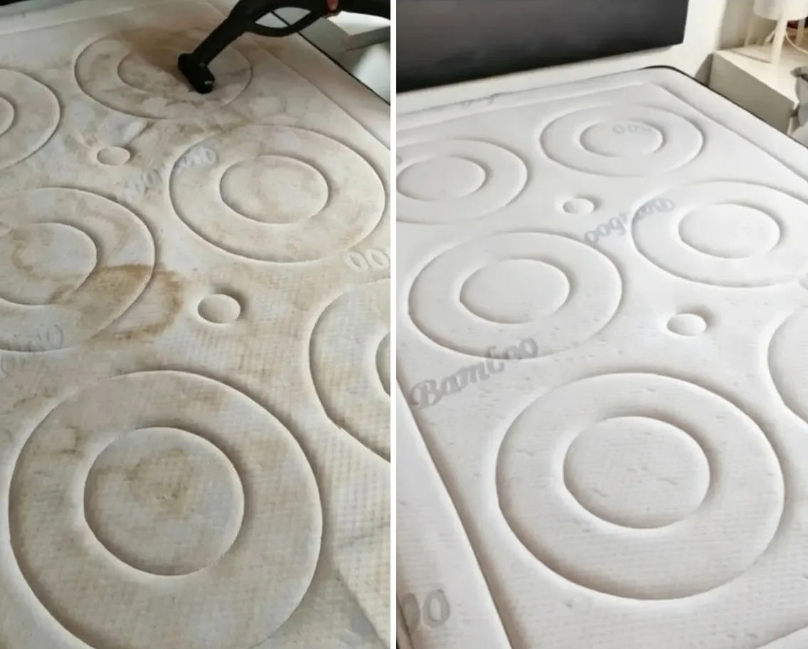 Comparativa real de limpieza de colchón en Albacete